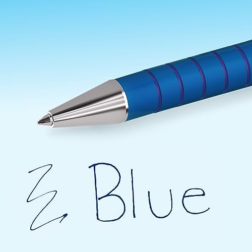 Stylo à Bille Bleu Motif Pieuvre – Pointe 0.5 Mm, Rétractable, Clip, Idéal Bureau Et Travail, Lot De 1, 2 Ou 4
